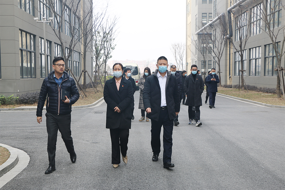 2022年11月，海宁市委副书记、市长许红莲带队考察许村国际时尚中心前进基地.jpg